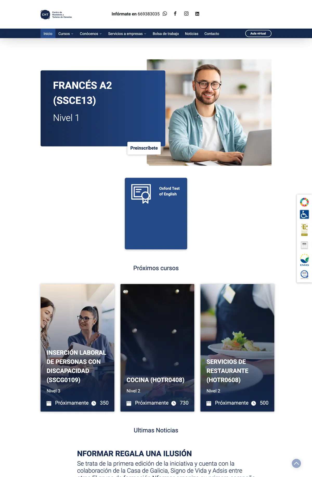 CHT Canarias — screenshot